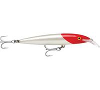 Rapala - Leurre de Pêche Floating Magnum - Matériel de Pêche avec Construction Balsa - Leurre Pêche d'Eau Douce - Fabriqué en Estonie - Prof de Nage 2.7 - 3.3m - Taille 11cm / 15g - Red Head