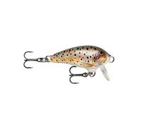 Rapala - Leurre de Pêche Mini Fat Rap - Matériel de Pêche Corps Compact en Balsa - Leurre Pêche d'eau Douce - Profondeur de Nage 0,9 à 1,8m - 3cm / 4g - Fabriqué en Estonie - Brown Trout