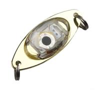 Leurre de pêche sous-marin LED en forme d'œil, outil efficace pour attirer les poissons dans n'importe quel environnement aquatique (blanc)