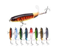 Leurre de pêche - Whopper Plopper 11Cm - Flottant - 15G - Queue rotative 3D