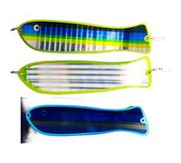 Leurre de plongée en forme de poisson 32 cm pour crocus conçu pour la pêche à la traîne avec mouvement réaliste, matériau ABS et finition réfléchissante pailletée (01)