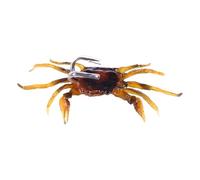 Leurre de simulation de crabe - Leurre souple réaliste avec hameçon pointu - Bon équipement de pêche qui coulera dans l'eau, design anti-accrochage, appâts de pêche réalistes pour poissons mandarins