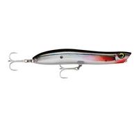 Rapala - Leurre de Pêche MaxRap Walk'n Roll - Matériel de Pêche avec Construction Solide - Leurre Pêche en Mer - Fabriqué en Estonie - Prof de Nage Surface - Taille 13 cm / 29 g - Flake Silver