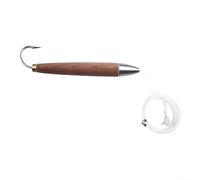Leurre de thon en cèdre - Appâts en bois coulé - Conçus pour attirer une variété de poissons de chasse pendant la pêche à la traîne (bûche)