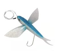 Leurre de thon souple imperméable 3D imitation poisson volant pour réussir la pêche en eau de mer (eau flottante TRP 17 cm)