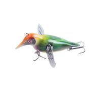 Leurre de truite | Leurre flottant en eau douce | Leurre en forme d'oiseau avec hameçon pour pêcheur, perche, sandre, poisson-chat, truite, rivière, lac, eau douce et eau salée