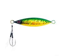 Leurre en métal 100 g à pas lent pour jigging vertical - Appât de pêche en mer avec revêtement réfléchissant pour Kingfish Amberjack 11,7 cm (1# 100 g)
