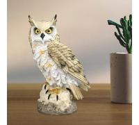 Leurre En Résine Imitation Hibou, Décor De Jardin, Défense De Cour, Paysage Étanche