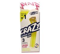 LEURRE FIIISH 3 corps Jaune Fluo CRAZY SAND EEL 100 CSE100 ---ndd