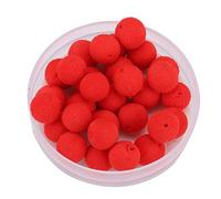 Leurre Flottant, 30 Pcs/Lot pêche à la Carpe 10/12mm Mousse Pop Up Soft Pellets Appâts de pêche(Rouge (Fraise) 10MM)