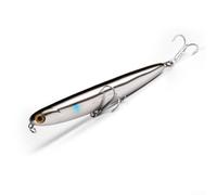 Leurre flottant de 11 cm, poids de 13 g, avec hochet interne pour attirer le bar et le brochet à l'aube ou au crépuscule (K)