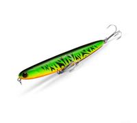 Leurre flottant de 11 cm, poids de 13 g avec hochet interne pour attirer le bar et le brochet à l'aube ou au crépuscule (G)