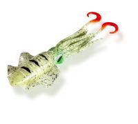 Leurre flotteur en U Calamar brille dans le noir Black Cat Vert 20 g