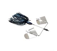 Leurre gabarit à lames 24 g pour pêche au bar en eau douce, rotatif crée du bruit et des vibrations, design jupe à pompons haute ténacité (4#)