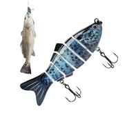 Leurre Glissant 6 segments design poisson pour truite