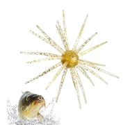 Leurre Imitation Oursin Flottant Pêche | Appât Souple Flottant pour Les Perches | Leurres Truite en Silicone | Eau salée, mer, lac d'eau Douce, rivière, étang, Berge, Quai, Truite en rivière, crapet,