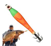 Leurre Jig Calmar,Accessoire De Pêche Artificiel Plombé À Calmar Jig - Petits Leurres pour Seiche | pour Eau Salee Douce Lac Et Rivage Pecheurs Truite Perche Saumon Brochet