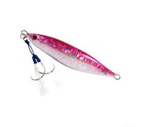 Leurre Jigging Vertical 12cm UV Glow pour Leurre Vertical Jigging | Mouvement courbe en S, finition brillante UV, construction en métal, taille 12 cm, pêche à la traîne en mer profonde