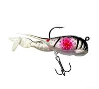 Leurre lesté pour crevettes 9 cm | Poids d'enfoncement rapide, lancer longue distance, action de queue de pagaie, longueur 9 cm, prêt pour l'eau salée