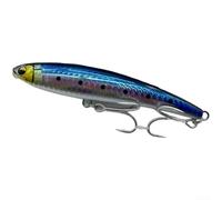 Leurre Longue Distance 65g pour Thon et pour brochet Leurre Longue(blue) | Action flottante lente, reste en zone de frappe, idéal pour bar et pour brochet, déclenche l'attaque