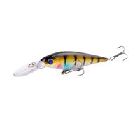 Leurre Méné Rigide Flottant Avec Yeux 3d,Appât Artificiel Idéal Pour La Pêche À La Manivelle,Au Brochet,À La Carpe Ou Au Bar,11cm,10.5g,1 Unité - Type N04