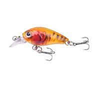 Leurre Peche 1 mini leurre de pêche surface Wobbler 45 mm 3,5 g, appât artificiel flottant dur for bar(D)
