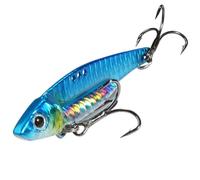 Leurre Peche Leurre de pêche en mer Spinner Spoon Metal Jig Bait 7g 10g 16g 20g avec Triple hameçon Spinnerbait for brochet et Carpe(8,16g)