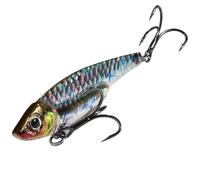 Leurre Peche Leurre de pêche en mer Spinner Spoon Metal Jig Bait 7g 10g 16g 20g avec Triple hameçon Spinnerbait for brochet et Carpe(4,10g)