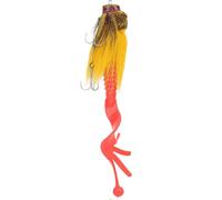 Leurre Pêche Mer Grande Taille - Résine Avec Hameçon Triple - Jaune 2025