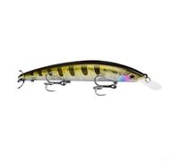 Leurre plastique ABS Minnow 15cm 20g crochet acier idéal pour attirer bar et brochet dans divers endroits de pêche (B)