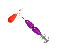Leurre pour calamar | Leurre flottant de 9 cm pour poulpe et crevettes - Leurres fluorescents pour calamar | Pour la gamba, les crevettes, la sépia, la pêche sous l'eau et la traîne
