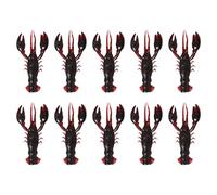 Leurre pour Écrevisse, Leurre Crankbait Écrevisse Réaliste 10 Pièces, Appât Souple Réaliste avec Odeur Naturelle pour Rivière Lac et Eau Douce