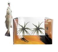 Leurre pour hérissons et bars - 2 leurres en silicone souple flottants et réalistes | Pour rivière, ruisseau, eau douce et salée, jigging, currican,