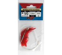 Leurre Ragot mitraillette eco Rouge 135 cm