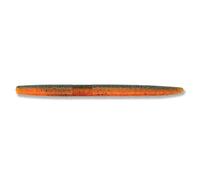 Leurre Souple, 4", Pastèque avec Flocon de Cuivre, Lot de 10