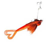 Leurre Souple Articulé - Leurre Souple Articulé 22 cm,Appât Artificiel avec Design 3D Œil et Poils pour Truite Sandre Perche Carnassier Silure Saumon