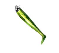 LEURRE Souple ASTUSHAD Attache sans Colle BREVETE (Vert Pailleté, 20 g)