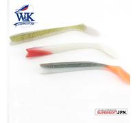 Leurre souple avec queue de pagaie pour la pêche côtière, appât Élidéal pour pêcher le bar, le doré jaune ou le brochet, 5.5 pouces, 14 cm, lot de 4 pièces, livraison gratuite Red head