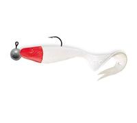 Leurre souple delalande sandra monté 12cm 10g (x2) - longueur:12 poids (g):10 couleur:blanc tete rouge quantité au paquet:2