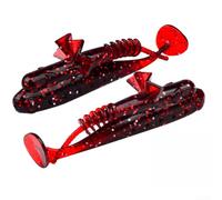 Leurre Souple Flottant Queue T 7,1cm pour 3g Pêche Carnassier | Action de nage réaliste, queue T flexible, flottaison naturelle, idéal carnassier, 7,1cm précis