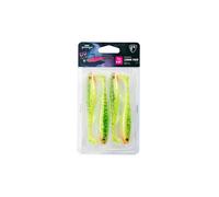 Leurre souple Fox Rage slick shad ultra UV lemontiger 4.25" Jaune 11 cm