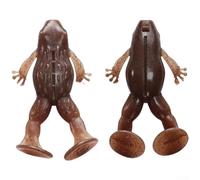 Leurre souple grenouille 8,4 cm avec emplacements pour crochet cachés (K)