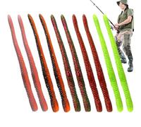 Leurre Souple Imitation | Le Coffret de 10 Pièces de Leurres Souples Simulation pour Nageurs - Design Réaliste Appât Eau Douce pour Amateurs et Experts