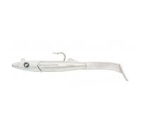 Leurre souple Ragot Raglou Hybrid 65 (x2) Blanc 6,5 cm