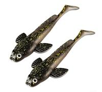 Leurre Souple T-Tail 12.5cm 17g pour Bar Leurre Souple T-Tail | Queue T-Tail, vibrations haute pour fréquence, action turbulente, toutes couches d'eau, attrait prédateur