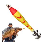 Leurres à Calmar,Leurre Artificiel De Nage Lumineux Et Plombé - Petits Leurres De Pêche À Seiche,pour Eau Salee Douce Lac Et Rivage Pecheurs Truite Perche Saumon Brochet