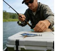 Leurres À Calmar pour La Pêche en Eau Salée,Appât de Pêche Lumineux de 12 Centimètres | Appât Phosphorescent dans Le Noir,pour Crevette Seiche Bar Truite Silure à la Traîne Lac Ruisseau Étang EA
