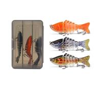 Leurres artificiels Wobbler Brochet(Three Color Box)