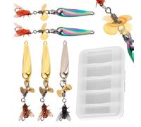 Leurres bass, appâts rotatifs rotatifs, pour eau salée et douce, truite, silure glace, chasse, randonnée, camping