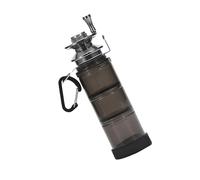 Leurres Bouteille Portable Tackle Bottle Fishing Rod Leurres Holder Hook Organizers With Mousqueton Accessoires Outdoor Fishing Gear